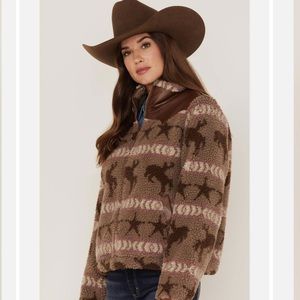 Ariat Brown and Tan Patterned Jacket